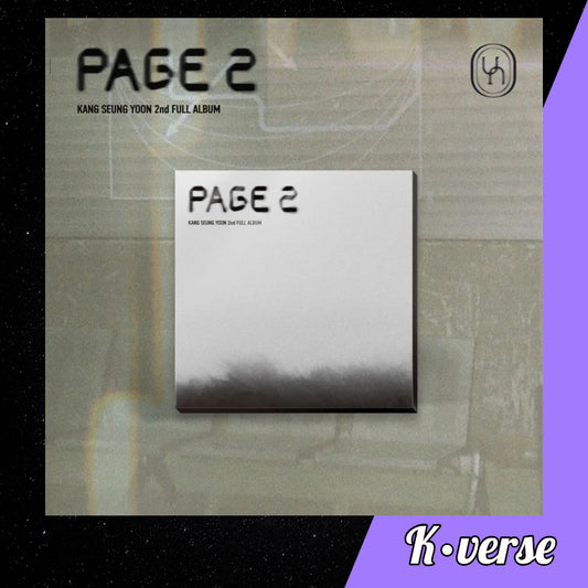 Preorder: Kang Seung Yoon 2nd Full Album 'PAGE 2' ver. Behind