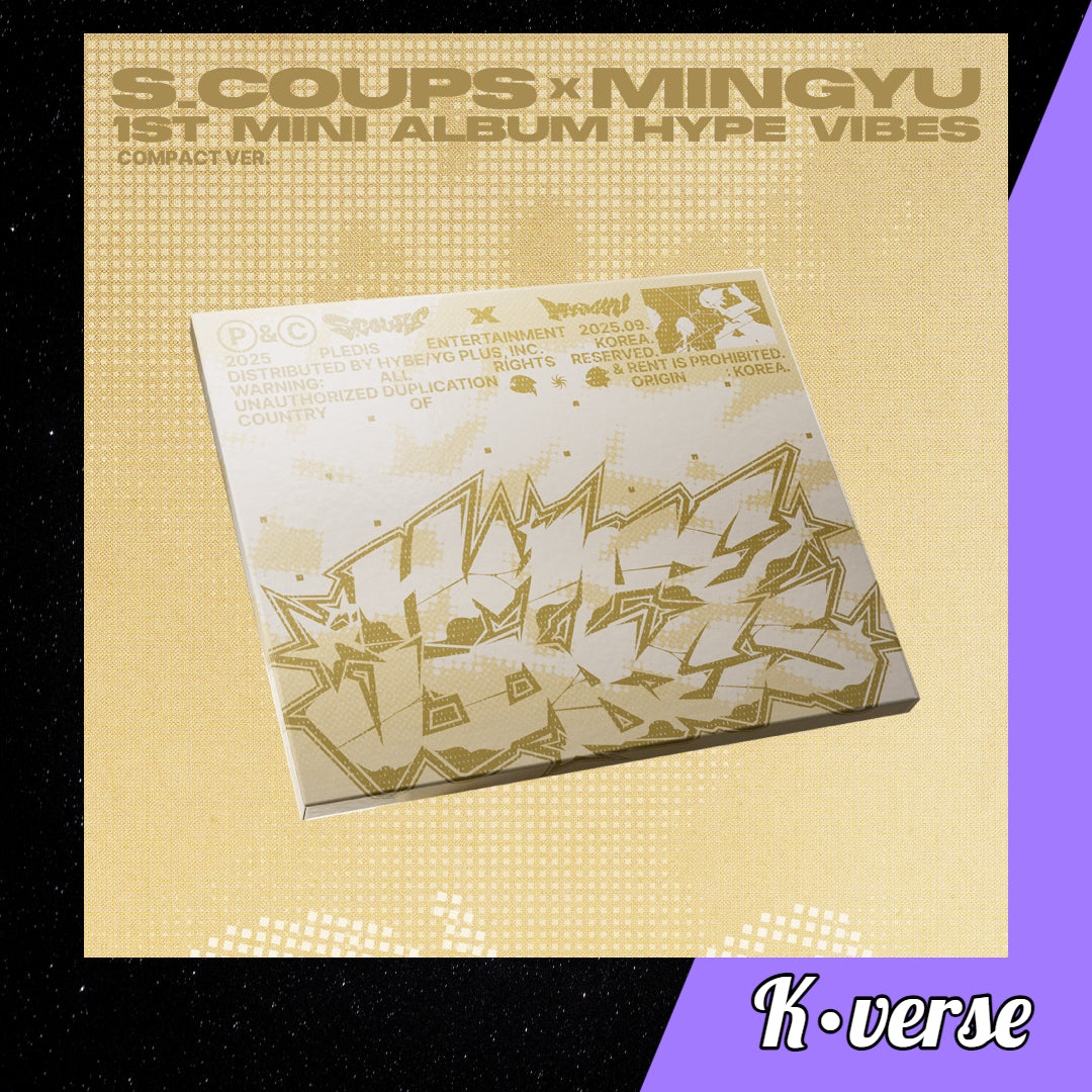 Preorder: S.COUPS x MINGYU 1st Mini Album 'HYPE VIBES' ver. Compact