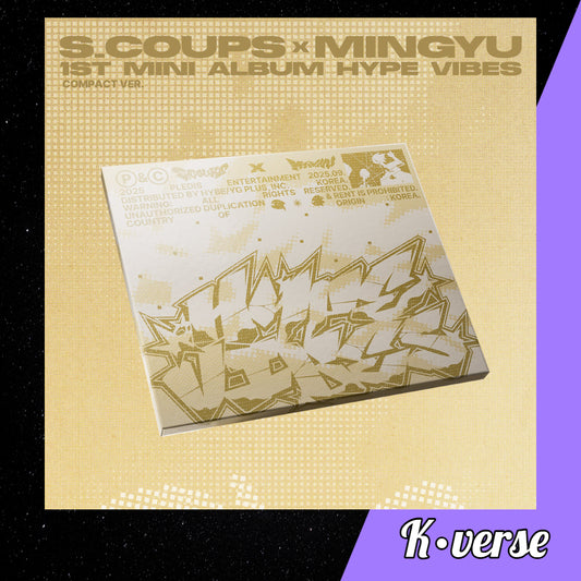 Preorder: S.COUPS x MINGYU 1st Mini Album 'HYPE VIBES' ver. Compact