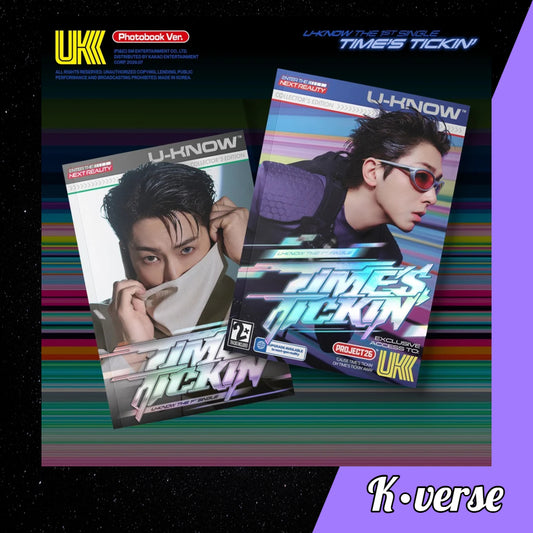 U-KNOW 1st Single Album 'TIME'S TICKIN'' ver. Photobook