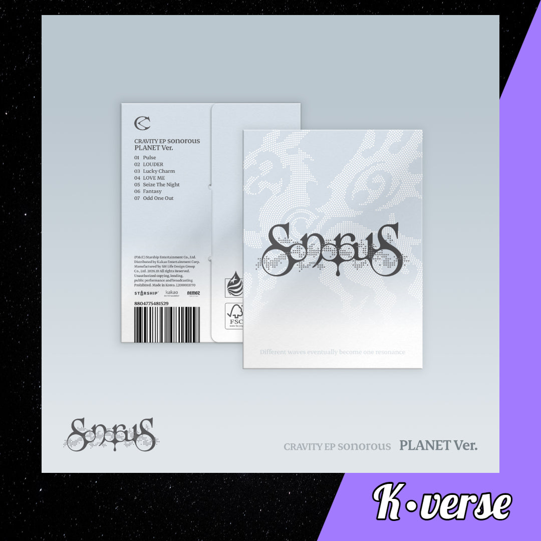 Preorder: CRAVITY EP Album 'SONOROUS' ver. PLANET