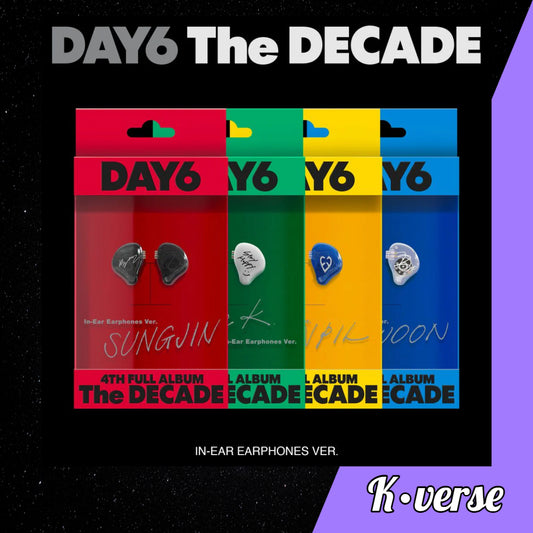 Preorder: DAY6 4th Full Album 'The DECADE' ver. In-Ear Earphones
