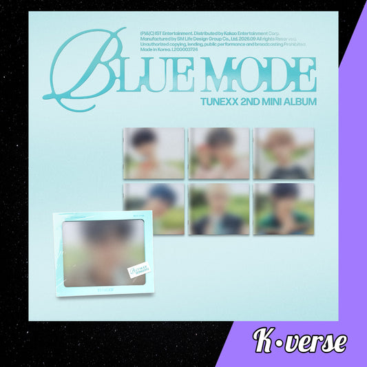 Preorder: TUNEXX 2nd Mini Album 'BLUE MODE' ver. Digipack