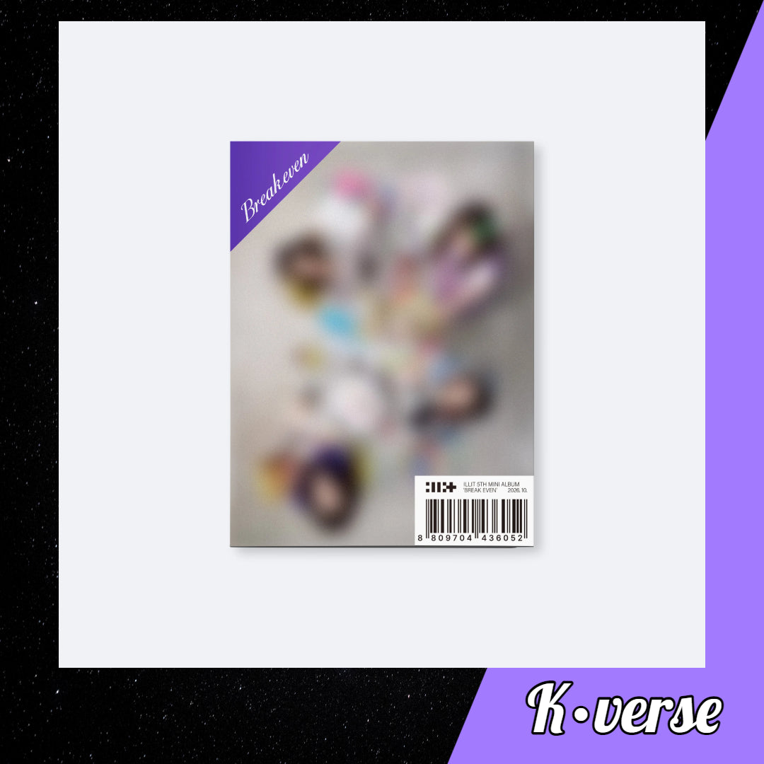 Preorder: ILLIT 5th Mini Album 'BREAK EVEN' ver. Weverse Album