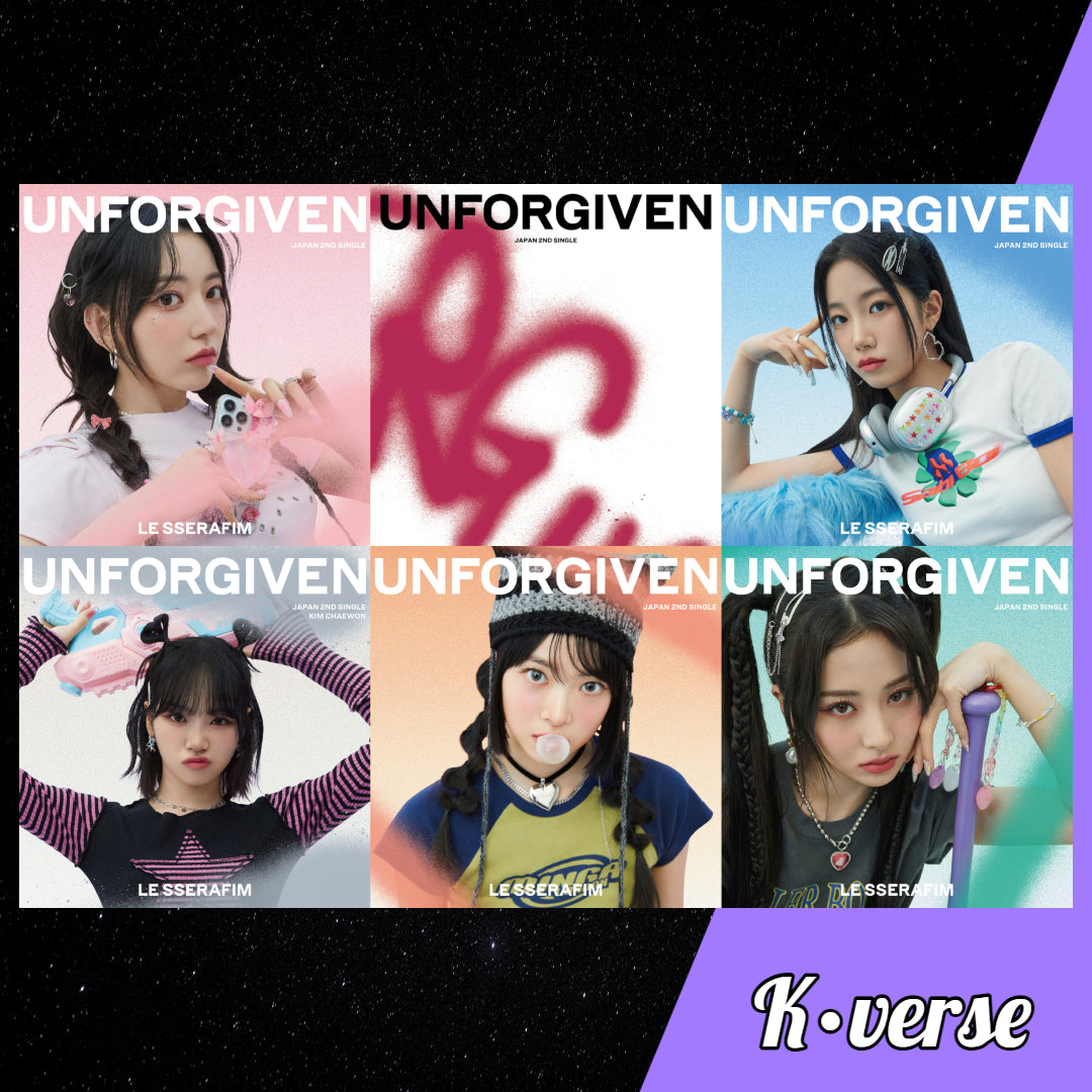 LE SSERAFIM Japan 2nd Single Album 'UNFORGIVEN' ver. Solo Jacket