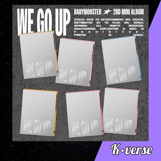 Preorder: BABYMONSTER 2nd Mini Album 'WE GO UP' ver. Pattern