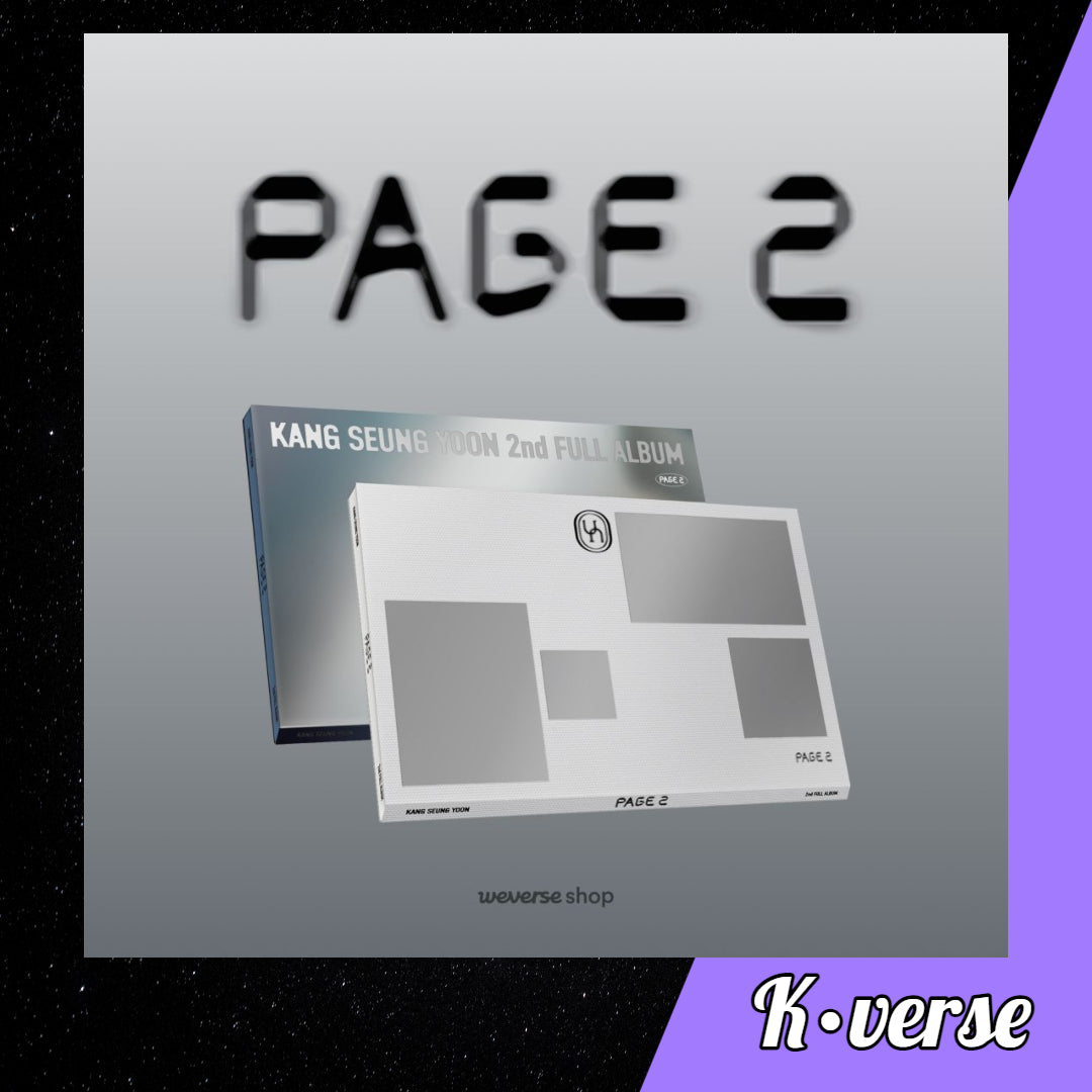 Preorder: Kang Seung Yoon 2nd Full Album 'PAGE 2'