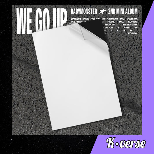 Preorder: BABYMONSTER 2nd Mini Album 'WE GO UP' ver. We