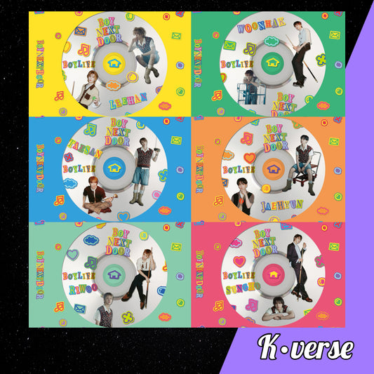 BOYNEXTDOOR Japan 2nd Single 'BOYLIFE' ver. Member