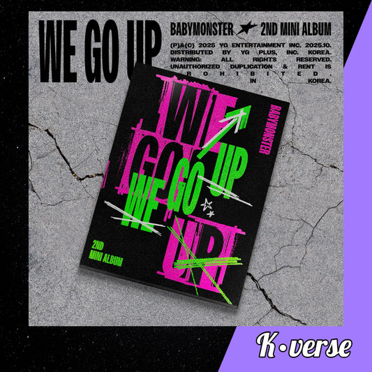 Preorder: BABYMONSTER 2nd Mini Album 'WE GO UP' ver. Up