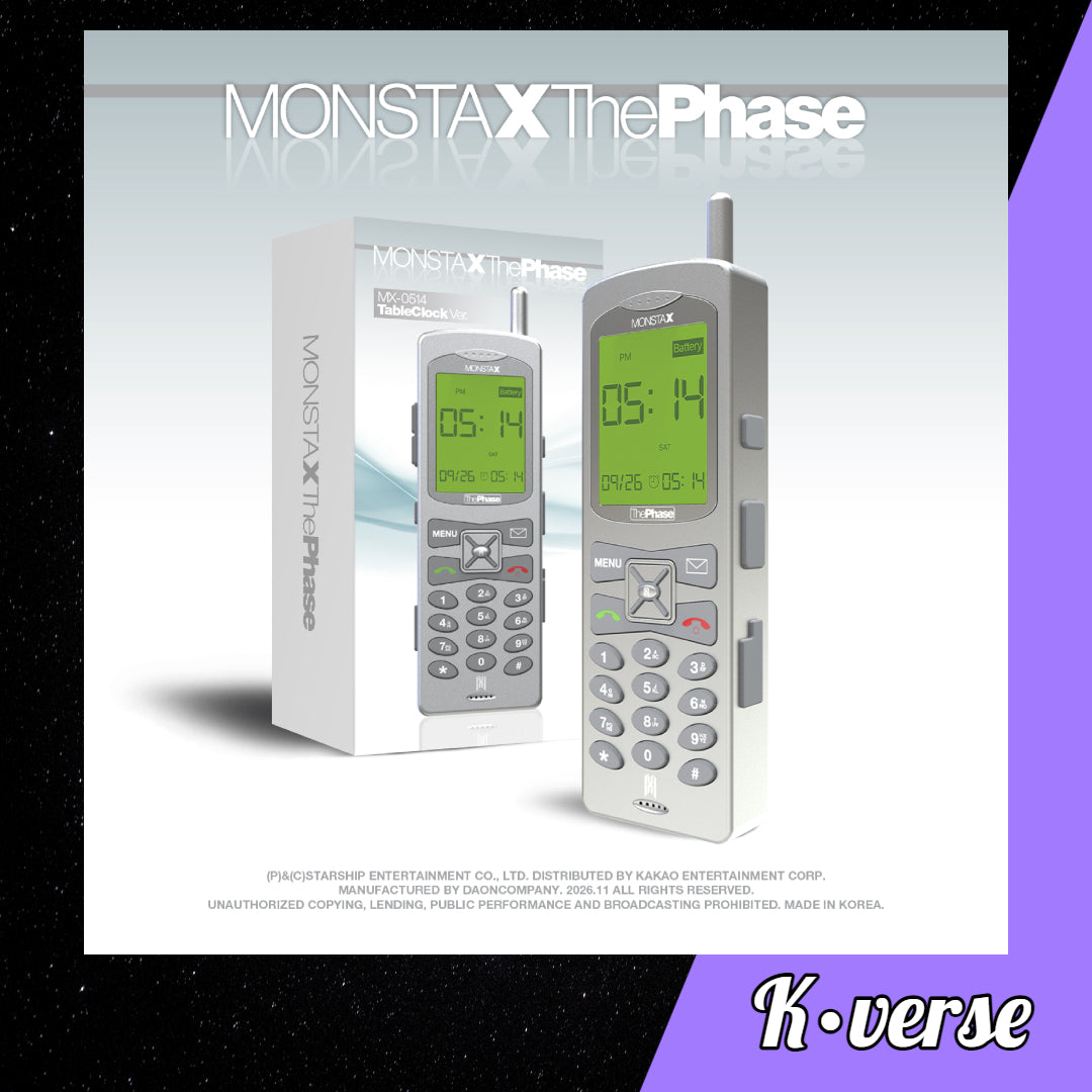 Preorder: MONSTA X EP Album 'The Phase' ver. TableClock