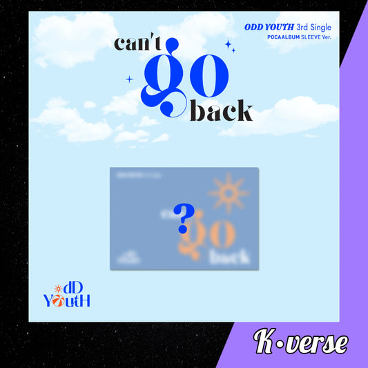 Preorder: ODD YOUTH 3rd Single 'can't go back' ver. Pocaalbum SLEEVE