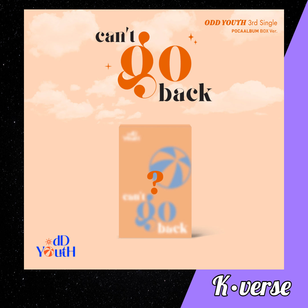 Preorder: ODD YOUTH 3rd Single 'can't go back' ver. Pocaalbum BOX
