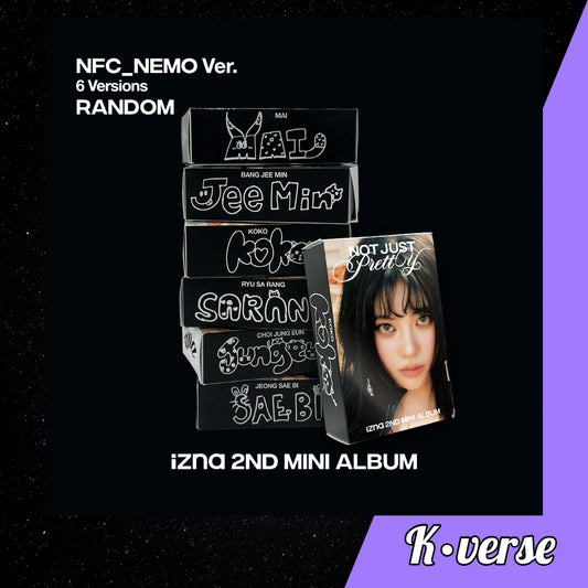 Preorder: IZNA 2nd Mini Album 'NOT JUST Pretty' ver. NFC_NEMO (Random)
