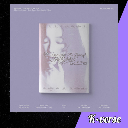 TAEYEON 1st Compilation Album 'Panorama: The Best of TAYEON' ver. Archive Book
