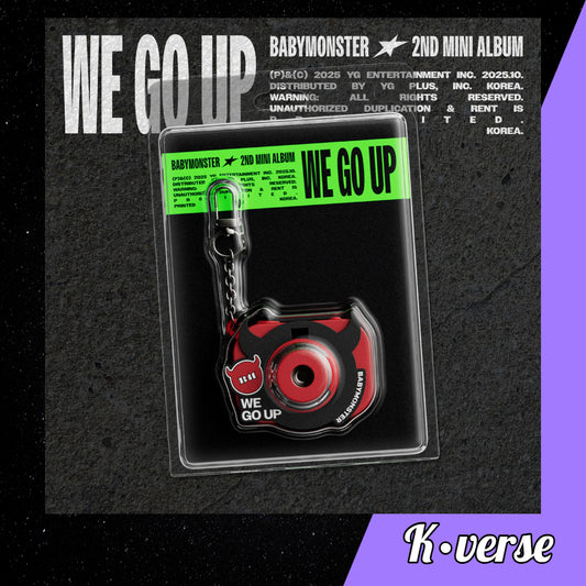 Preorder: BABYMONSTER 2nd Mini Album 'WE GO UP' ver. Mini Beam Keyring