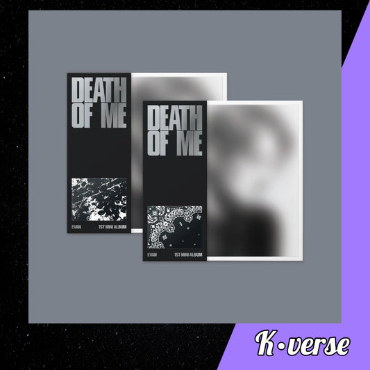 Preorder: EVAN 1st Mini Album 'DEATH OF ME' ver. BANDANA