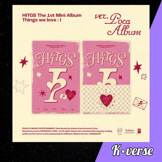 Preorder: HITGS 1st Mini Album 'Things we love: I' ver. You are...