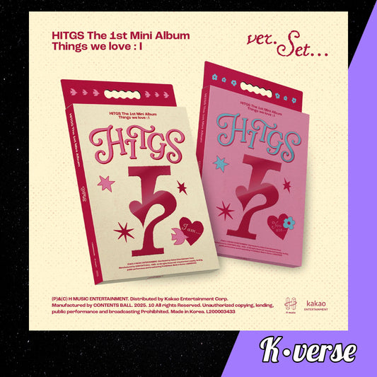 Preorder: HITGS 1st Mini Album 'Things we love: I' ver. Set...
