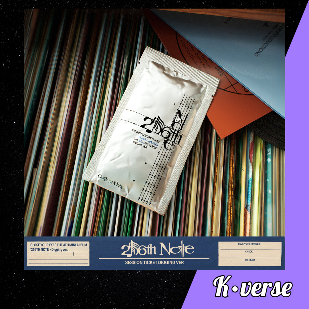 Preorder: CLOSE YOUR EYES 4th Mini Album '256th Note' ver. Digging