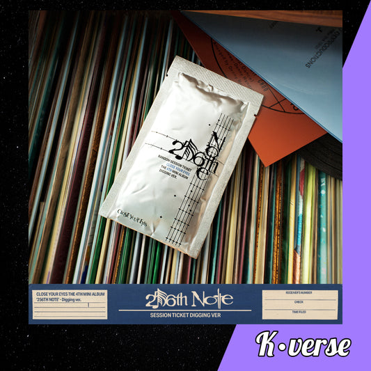 Preorder: CLOSE YOUR EYES 4th Mini Album '256th Note' ver. Digging