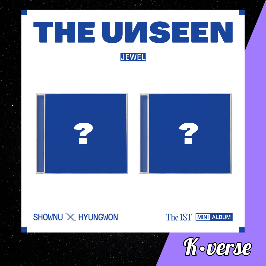 Shownu X Hyungwon THE UNSEEN 1st Mini Album ver. Jewel Case