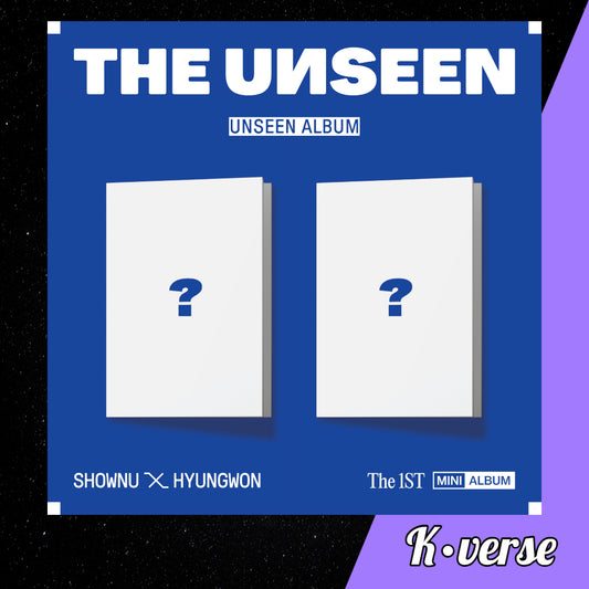 Shownu X Hyungwon THE UNSEEN 1st Mini Album ver. Photobook