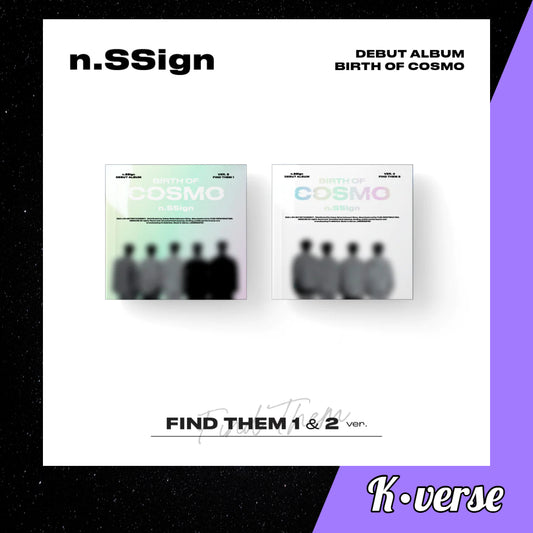 n.SSign Debut Album: BIRTH OF COSMO ver. Find Them 1&2