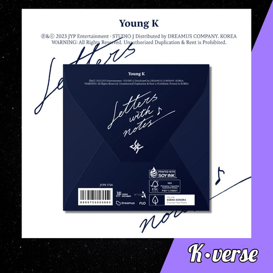 Young K Letter with Notes ver. Digipack