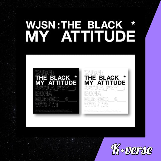 WJSN :The Black * My Attitude 1st Single Album (Random)