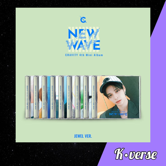 Cravity New Wave 4th Mini Album Jewel Case (Random)