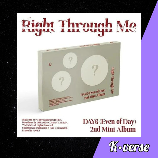 DAY6 Even Of Day - Right Through Me 2nd Mini Album