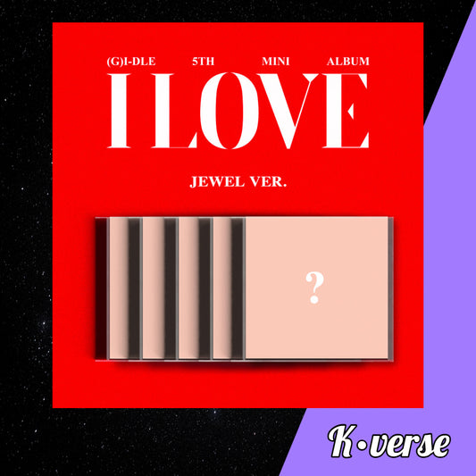 (G)I-DLE I Love 5th Mini Album Jewel Case (Random)