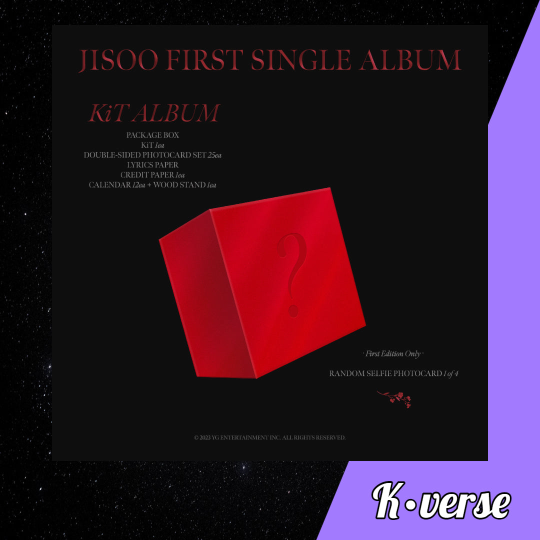 JISOO First Single Album ver. KiT