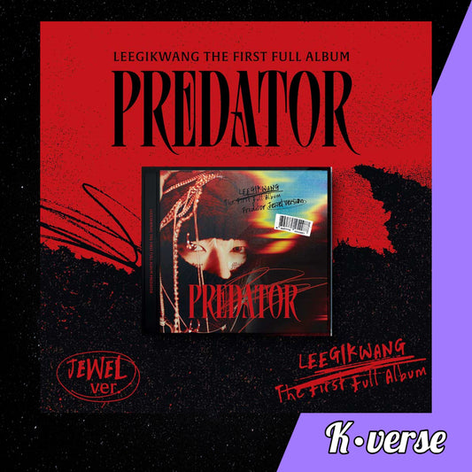 Lee Gi-Kwang Predator 1st Full Album Jewel Case