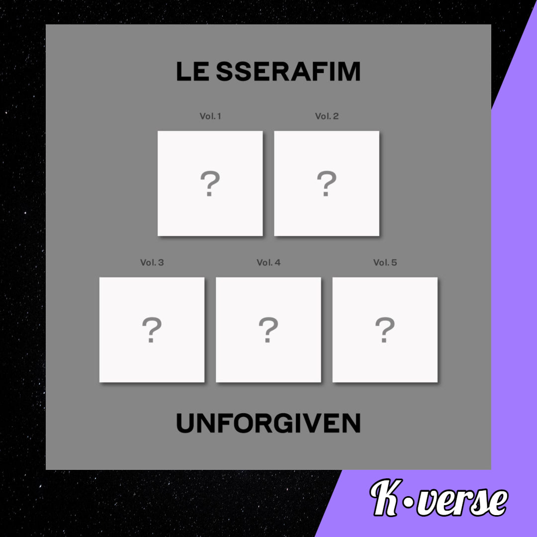 LE SSERAFIM Unforgiven 1st Studio Album Compact