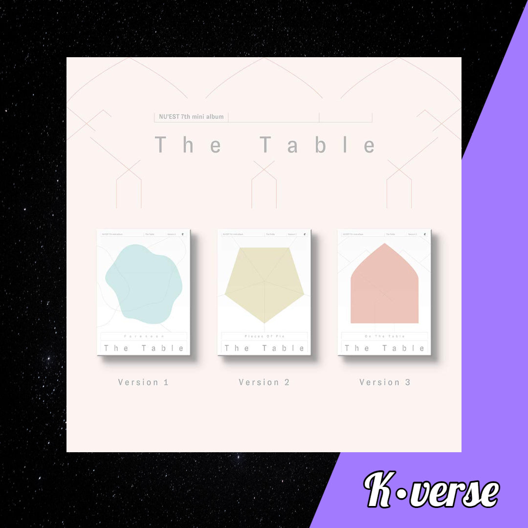 NU'EST The Table 7th Mini Album (Random)