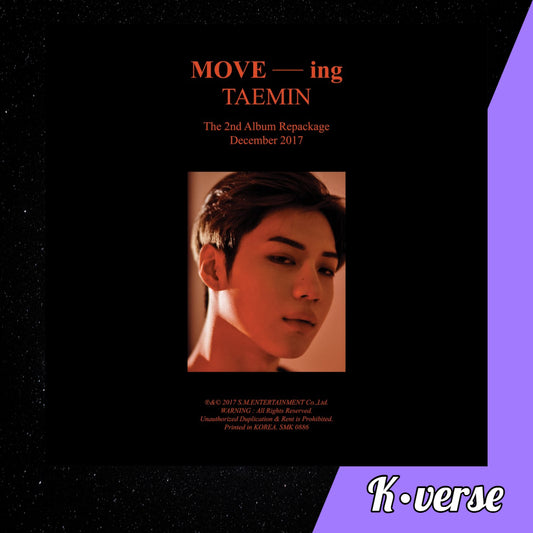 Taemin MOVE-ing 2nd Album Repackage