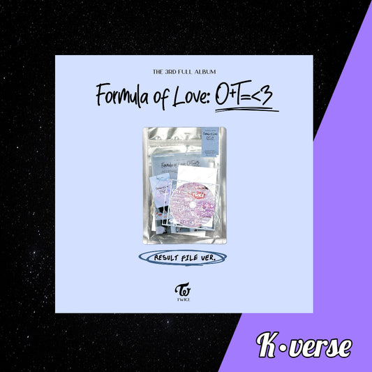 TWICE Formula Of Love: O+T=<3 Result File ver.